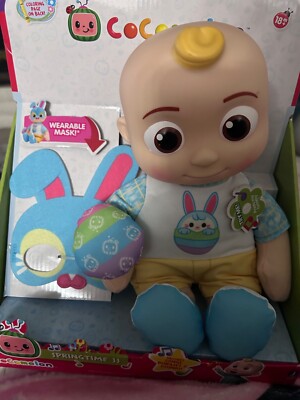 CoComelon Springtime JJ w/ Wearable Easter Mask! Talks/Sings!