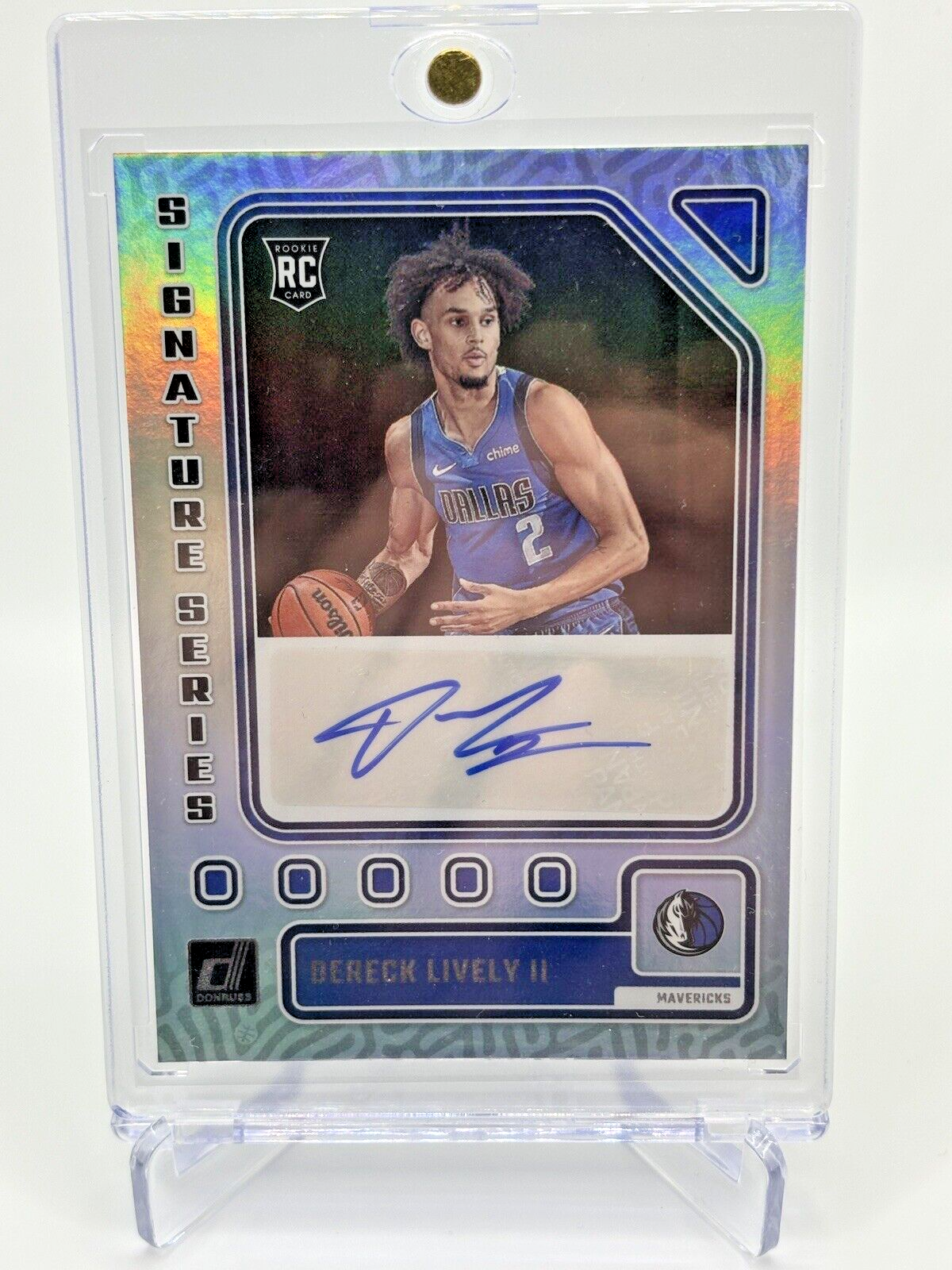 2023 Donruss Dereck Lively II Auto Signature Series Silver 