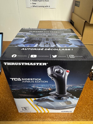 TCA Sidestick + Quadrant Airbus Edition Flight Simulator Joystick with Throttle