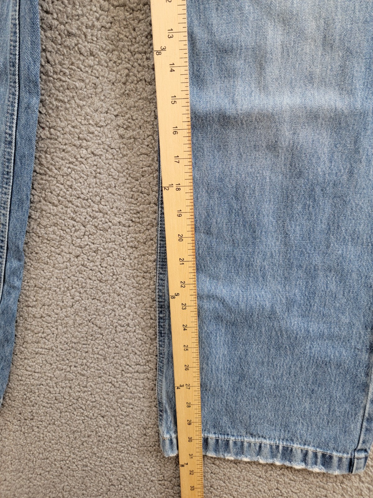 KanCan Hilo Ultra High Rise 90's Flare Jeans Women's 3/25 Medium Blue Button Zip - Picture 7 of 18