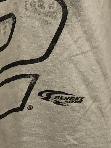 Kurt Busch #2 Penske Racing Miller Lite Nascar Heather Gray Tee T-Shirt