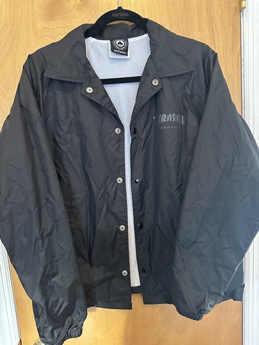 Thrasher Skate And Destroy Jacket -Black Windbreaker