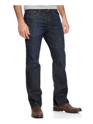 

Мужские темно-синие прямые джинсы LUCKY BRAND прямого кроя, Navy, 7M12358