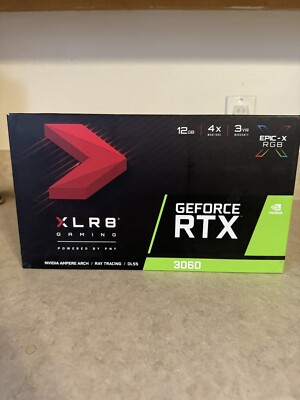 PNY Technologies GeForce RTX 3060 12GB XLR8 Gaming RGB Graphics Card Dual Fans