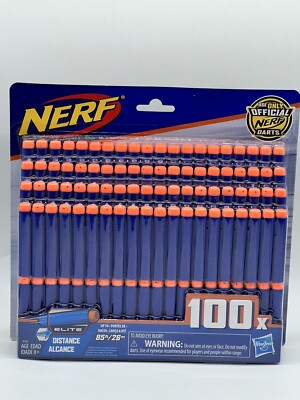 Nerf N-Strike Elite Dart Refill (100-Pack) - Authentic Nerf Bullets (Brand New)