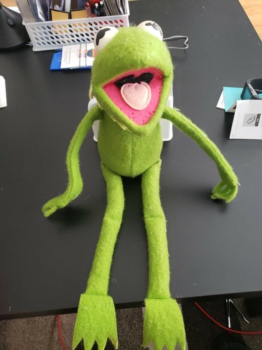 Vintage 1976 Fisher Price #850 KERMIT THE FROG PLUSH Jim
