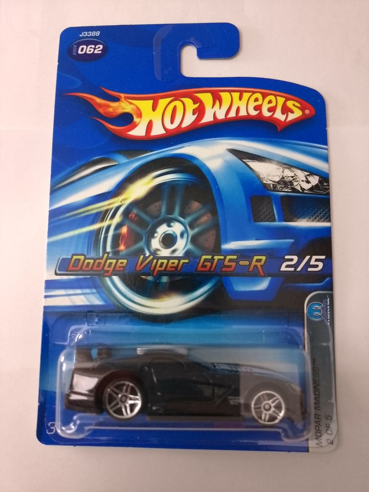 Hot Wheels 2006 Mopar Madness Dodge Viper GTS-R #062 black