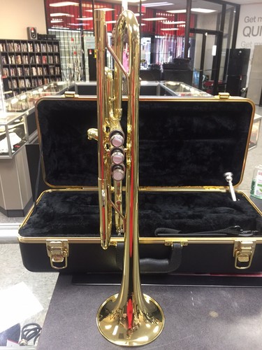 Bach Gold Trumpet W/Case.