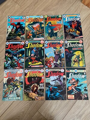 DC COMICS THE SHADOW COMPLETE SET #1 2 3 4 5 6 7 8 9 10 11 12 KALUTA AUTOGRAPH