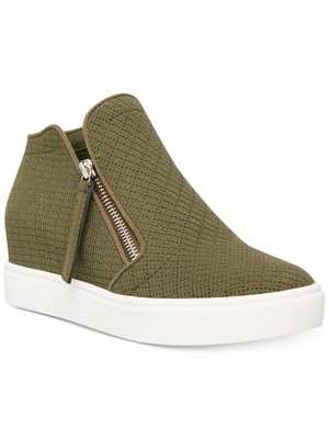 STEVE MADDEN Женские Зеленые Трикотажные Спортивные Кроссовки Camden Wedge 1 Платформа 9 M