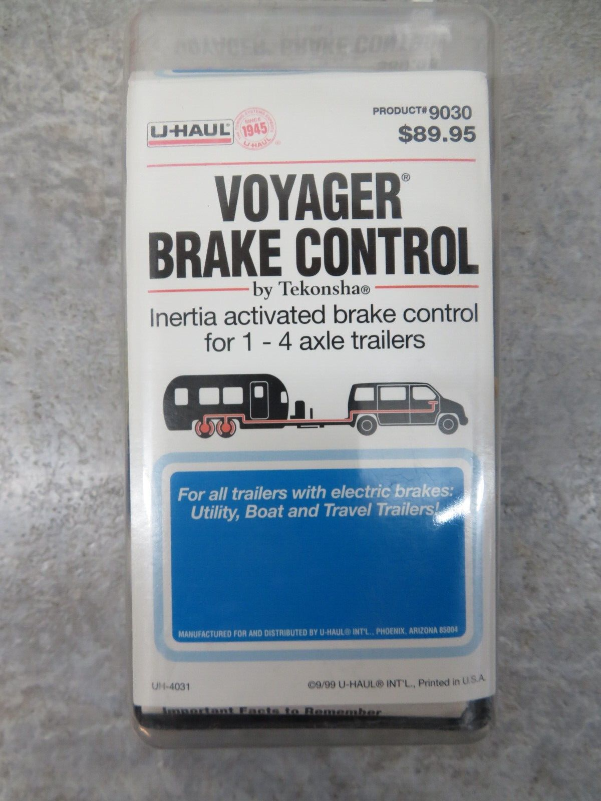 UHAUL VOYAGER BRAKE CONTROL 9030