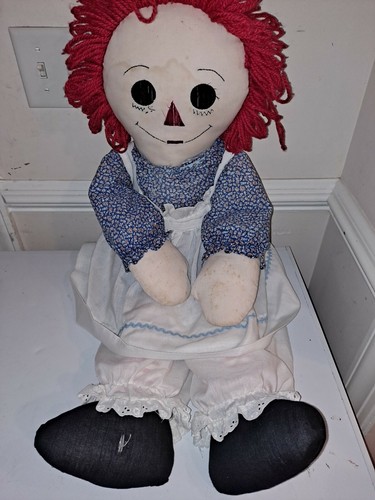 RAGGEDY ANN ドール 36 Inch Raggedy Ann and Andy Doll Set Handmade - Ready to