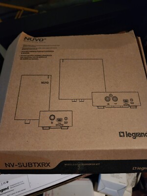 Nuvo Legrand NV-SUBTXRX Wireless Subwoofer Kit OPEN BOX