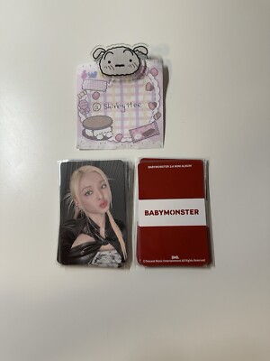Babymonster Chiquita Canny qq music TME benefit photocard pob Pc