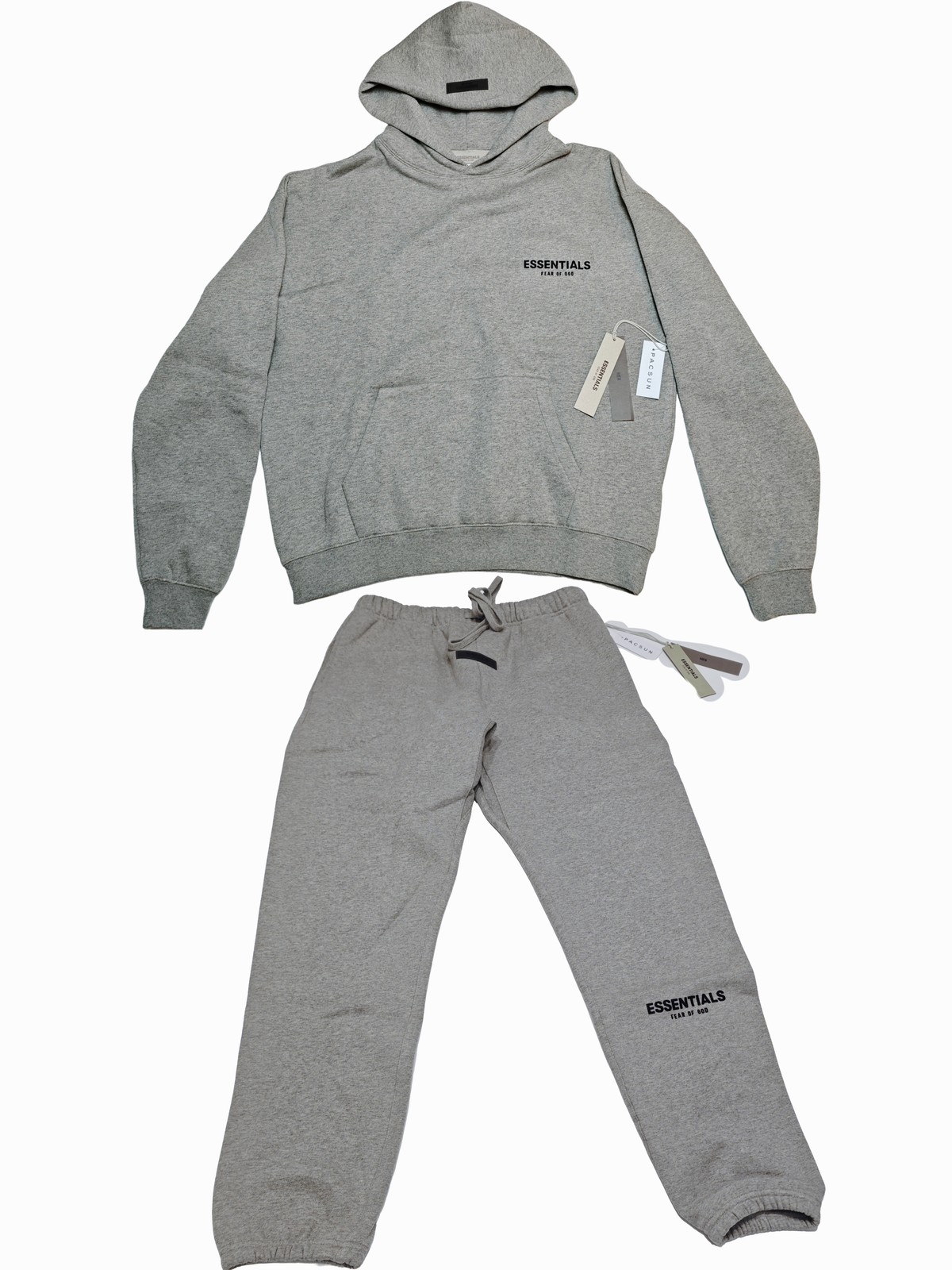 Fear Of God Essentials Dark Oatmeal HOODIES Sweatpants SET All