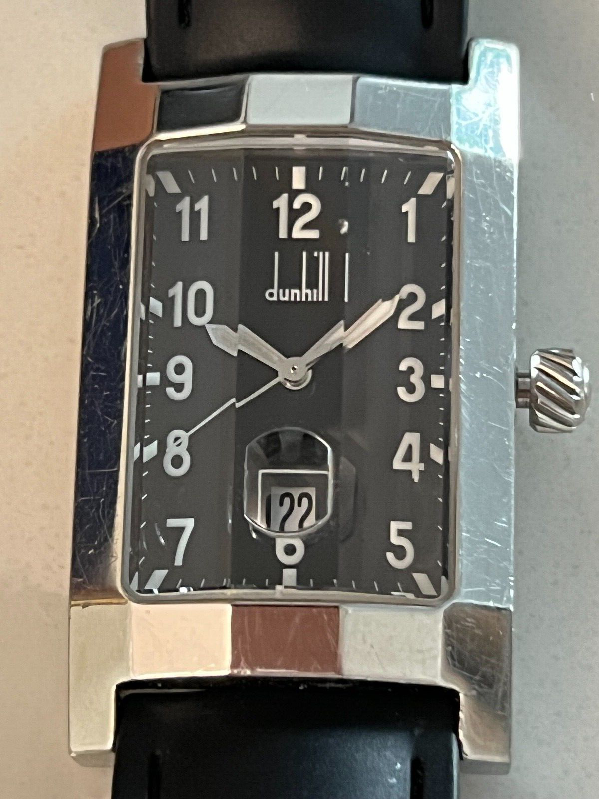 Dunhill Rectangular Mens Watch with Date | eBay Dunhill Rectangular Mens Watch with Date | eBay