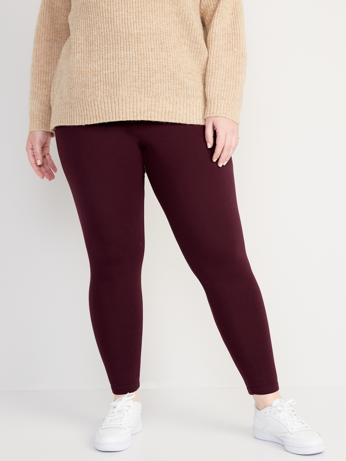 

ЖЕНСКИЕ ЛЕГГИНСЫ С ВЫСОКОЙ ПОСАДКОЙ OLD NAVY НА ФЛИСНОЙ ПОДКЛАДКЕ XXL 3X PLUS, Burgundy