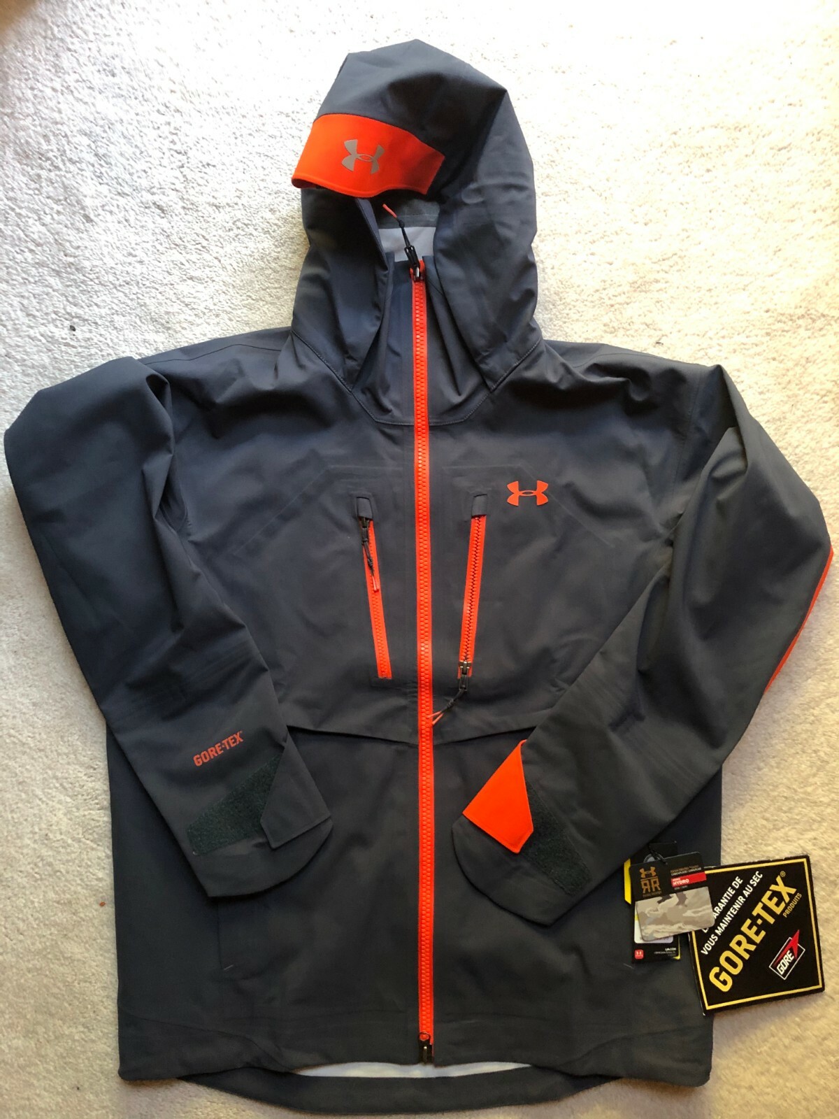 under armour gray jacket