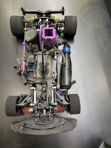 1/10 nitro rc on road car used