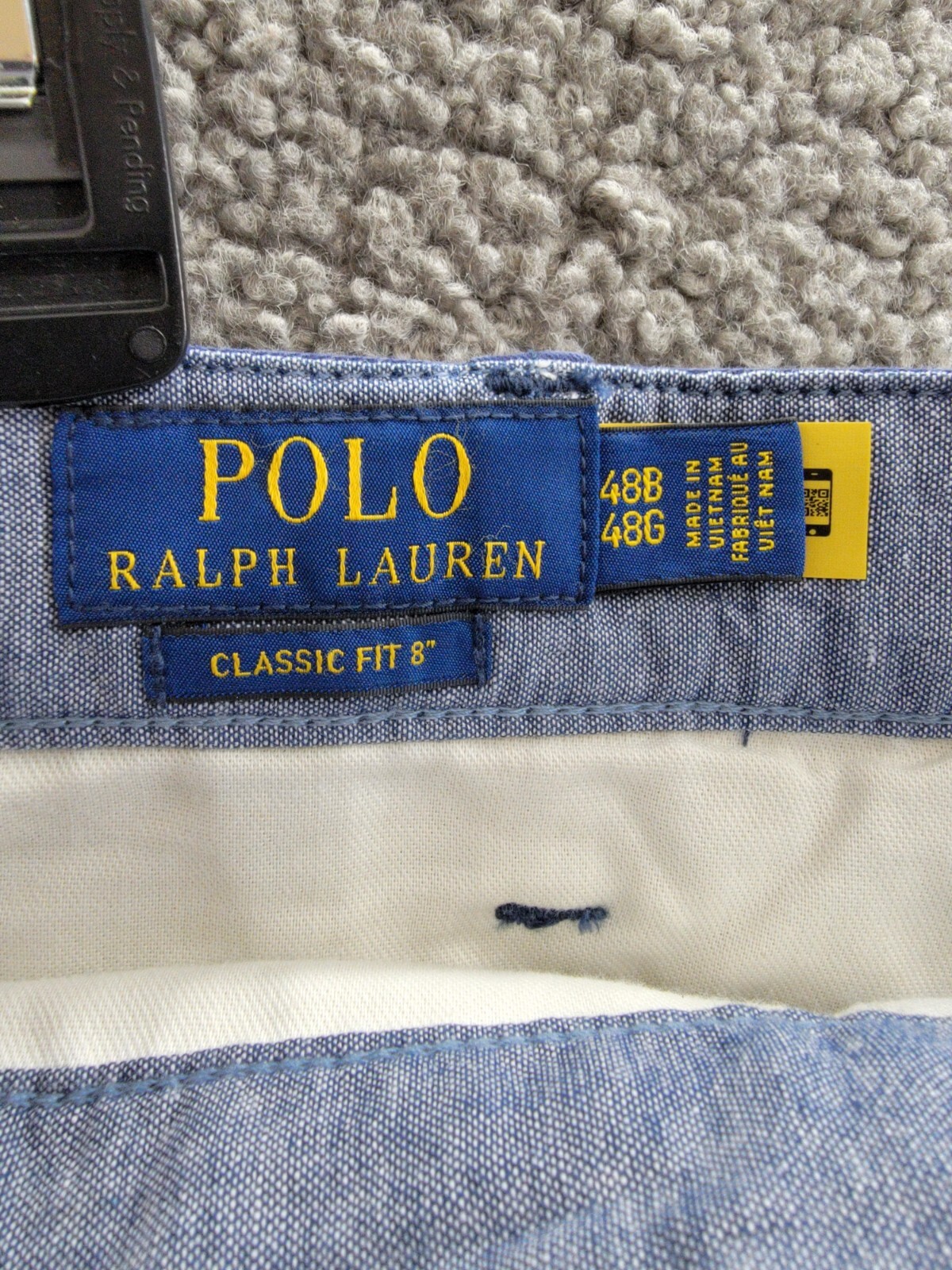 Polo Ralph Lauren Big & Tall Classic-Fit Chino Shorts Men's 48B Newport Navy - Picture 11 of 18