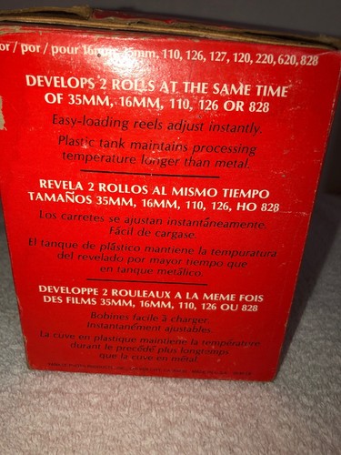 Yankee Master Film Developing Tank with Two Adjustable Reels Vintage With Box