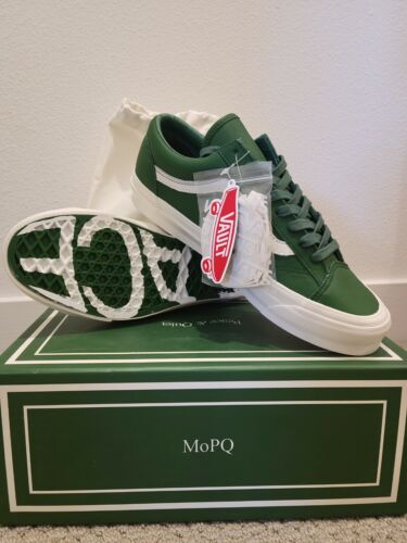 Vans Vault x MoPQ OG Authentic LX (Green & True White) | END