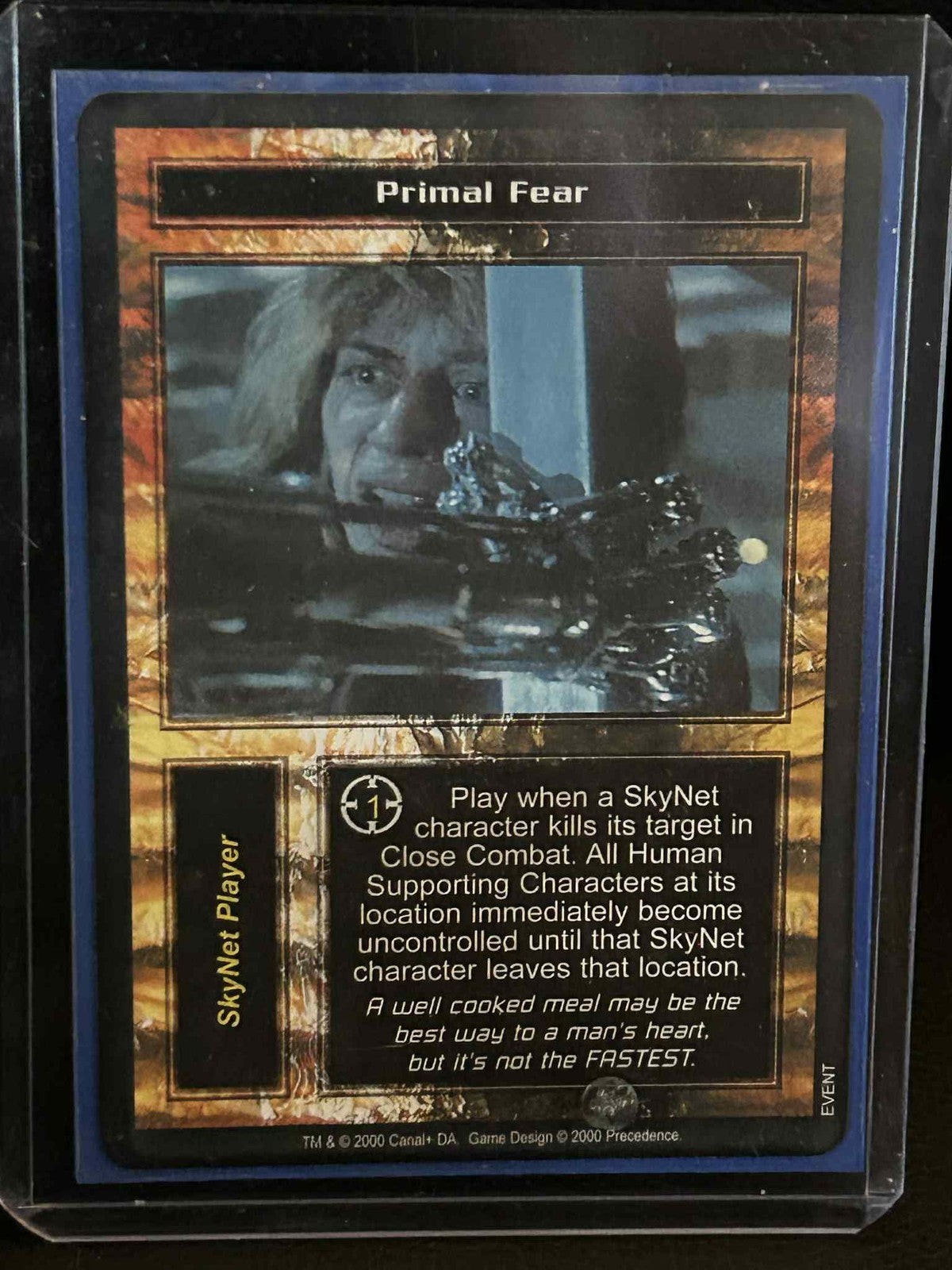 Primal Fear Base Set Terminator Light Play Trading Card
