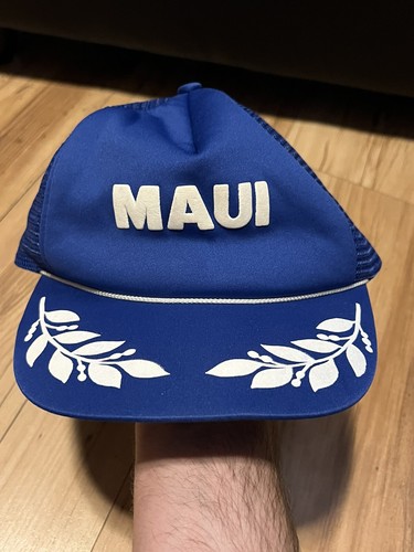 マウイ島購入　HawaiiALOHA MAUI mesh cap vintage マウイ島購入 HawaiiALOHA MAUI mesh cap vintage Vintage Maui