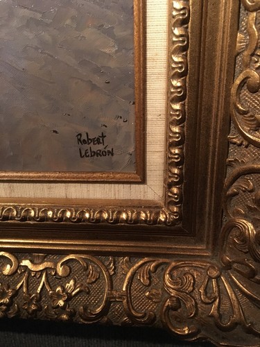 Big Ben Oil Painting By Robert Lebron