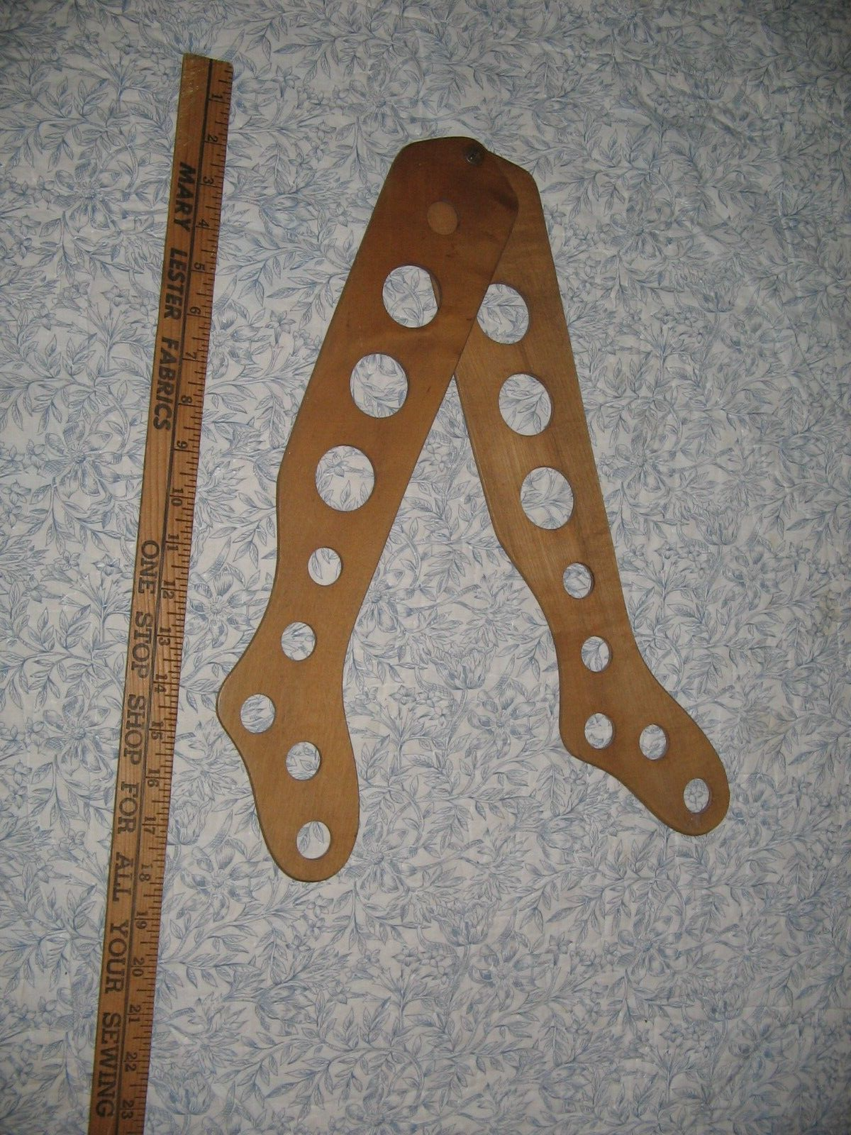 Antique Vtg Child Wood Stocking Sock Stretcher Mold Form Dryer 17.5