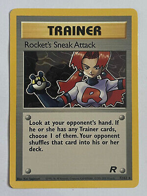 Pokemon TCG Vintage WOTC Team Rocket Unlimited - Choose Your Card! - NM/LP