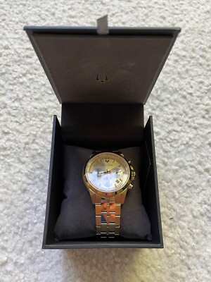 Bulova 97B217 Classic Chronograph Stainless Steel Quartz Men's Watch New w/ Tag