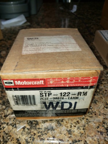 MOTORCRAFT REMANUFACTURED POWER STEERING PUMP PART # STP-122-RM