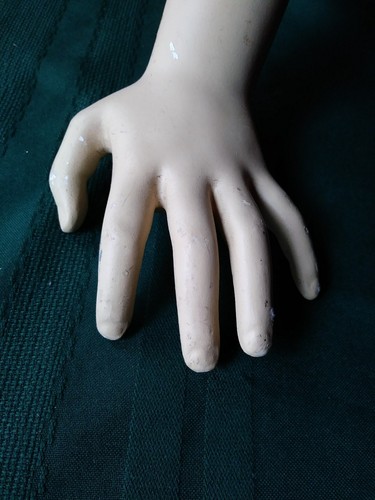 Vintage Heavy Arm hand Mannequin Prop display boutique industrial steampunk #G