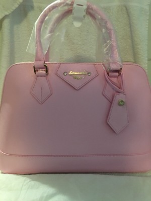 Samantha Thavasa Vega Bow Tote Bag Pouch Frill White Light Blue Beige Pink Small