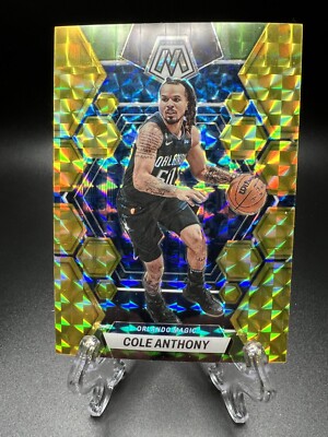 2022-23 Panini Mosaic - Yellow Prizm #10 Cole Anthony Magic