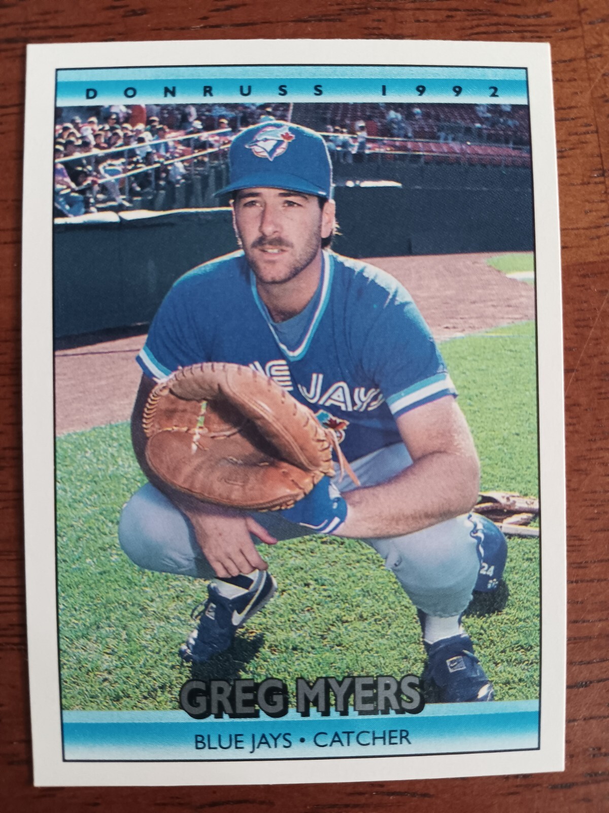GREG MYERS BLUE JAYS 1992 DONRUSS BASEBALL CARD #342 | eBay