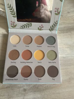 Disney Lady and the Tramp Eyeshadow Palette 12 Shades Mirror New Version 2