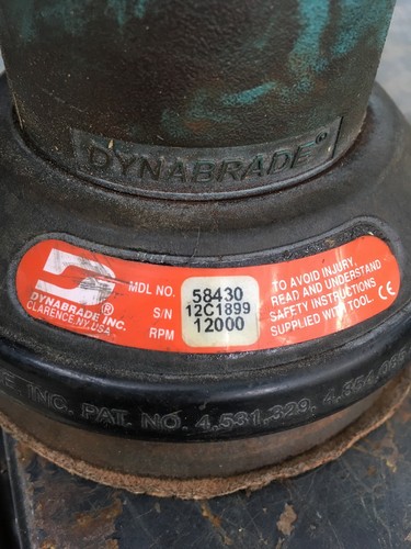 Dynabrade 58430 Dual Action Auto Body Sander Random Orbital Rotary Vari Speed
