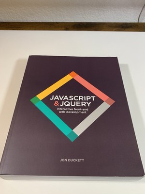 JavaScript and JQuery: Interactive Front-End Web Development - Paperback - VG