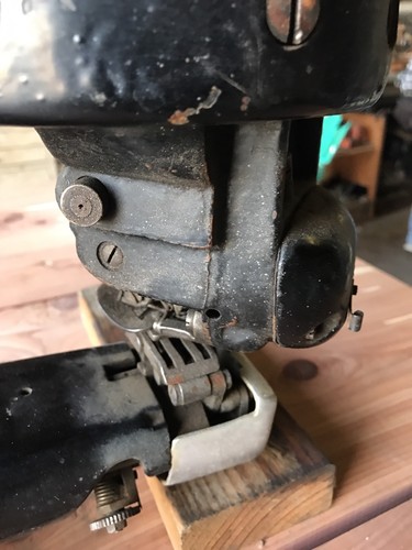 LEWIS Industrial Sewing Machine Vintage Cast Iron Lewis Whitelaw Repair Restore