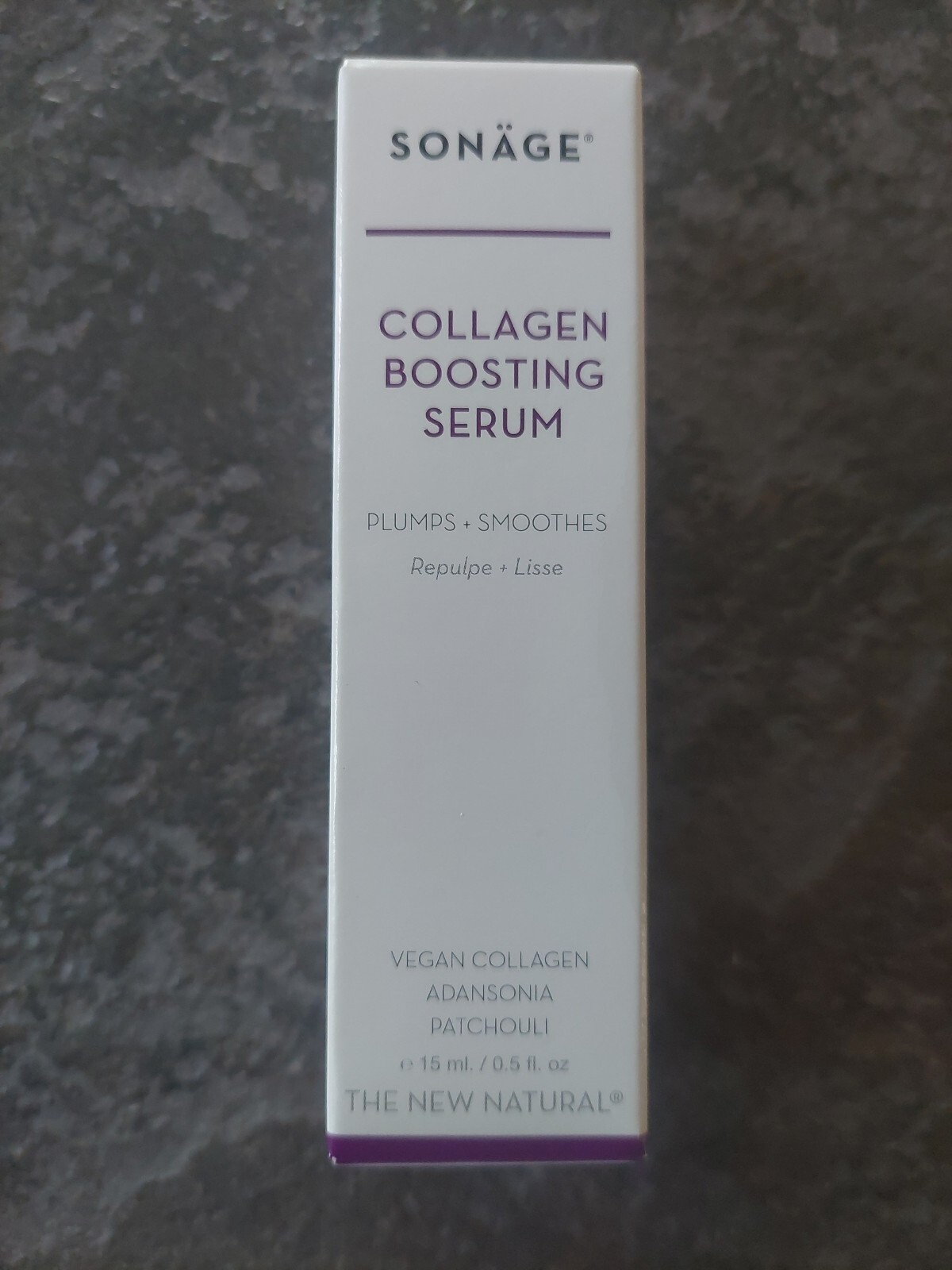 Sonage Collagen Boosting Serum Plumps & Smooths Vegan .5 FL Oz