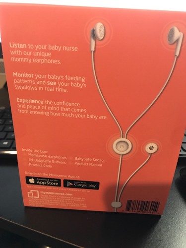 NEW MOM SENSE The Smart Breastfeeding Nursing Milk Drinking Monitor