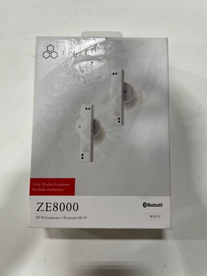 FINAL ZE8000 Wireless Active Noise Canceling Earphones Earbuds (WHITE)