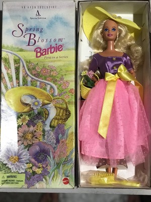 spring blossom barbie first in a series value