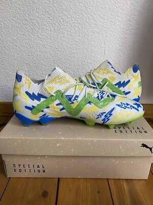 Puma Future Ultimate FG/AG Neymar Jr. Weiß/Blau/Gelb/Grün Limited Edition 