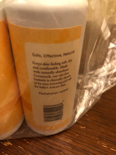 3 BURT'S BEES ORIGINAL 100% NATURAL BABY DUSTING POWDER 7.5OZ