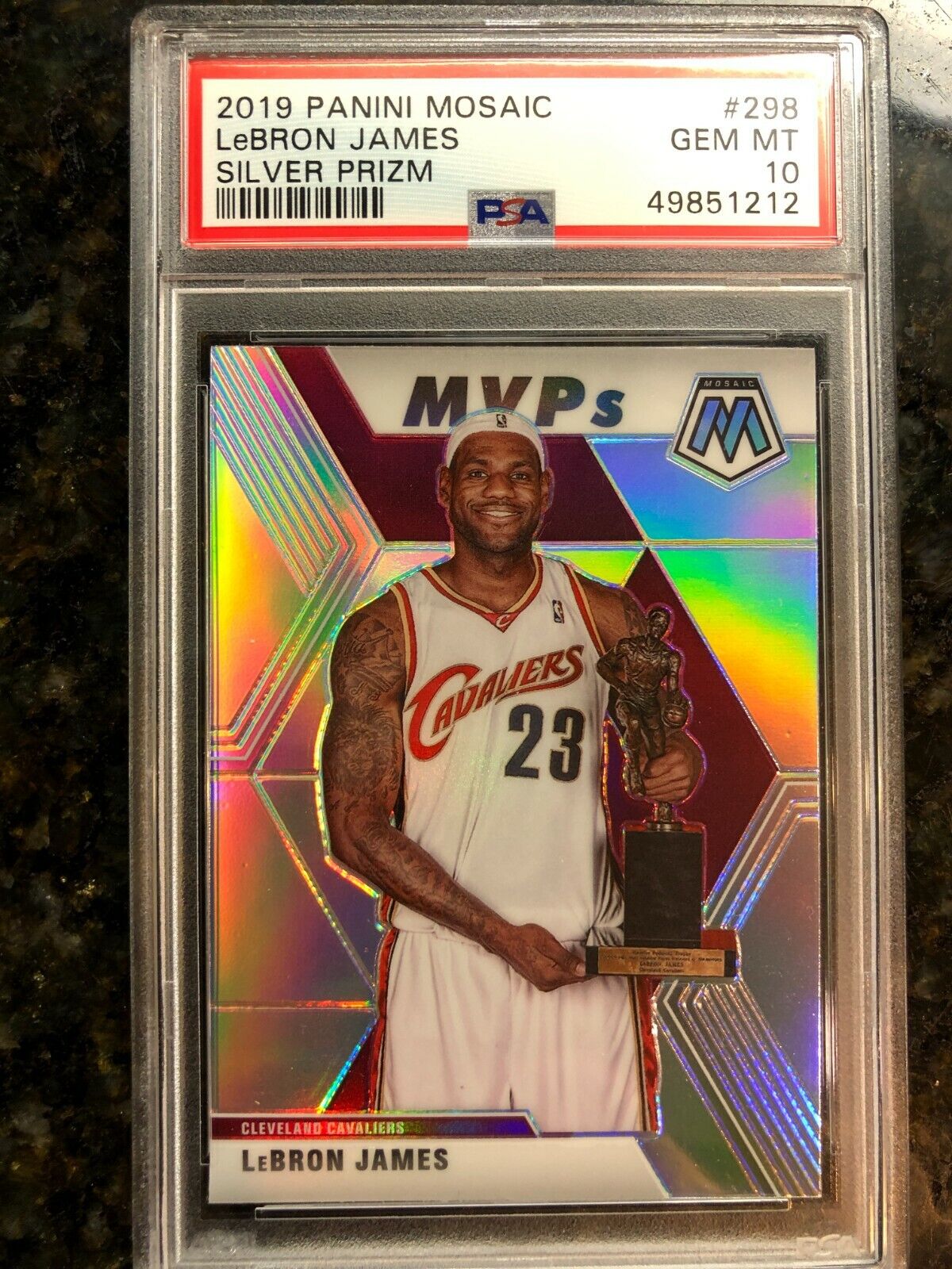 🔥 2019-20 PANINI MOSAIC LEBRON JAMES MVP SILVER PRIZM sp 🔥 2019-20 PANINI MOSAIC LEBRON JAMES MVP SILVER PRIZM sp