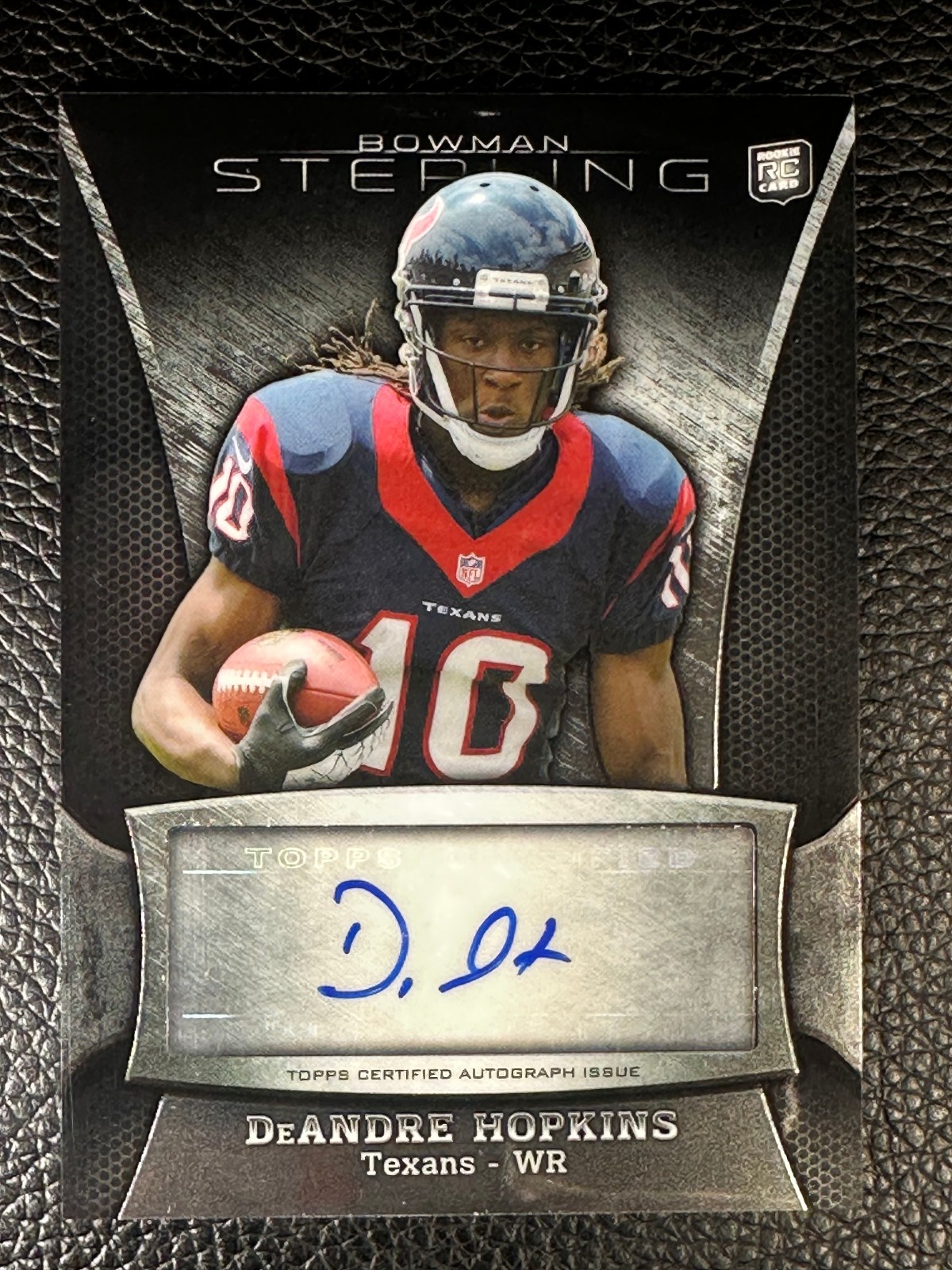 2013 Bowman Sterling DeAndre Hopkins Auto Autograph RC Rookie