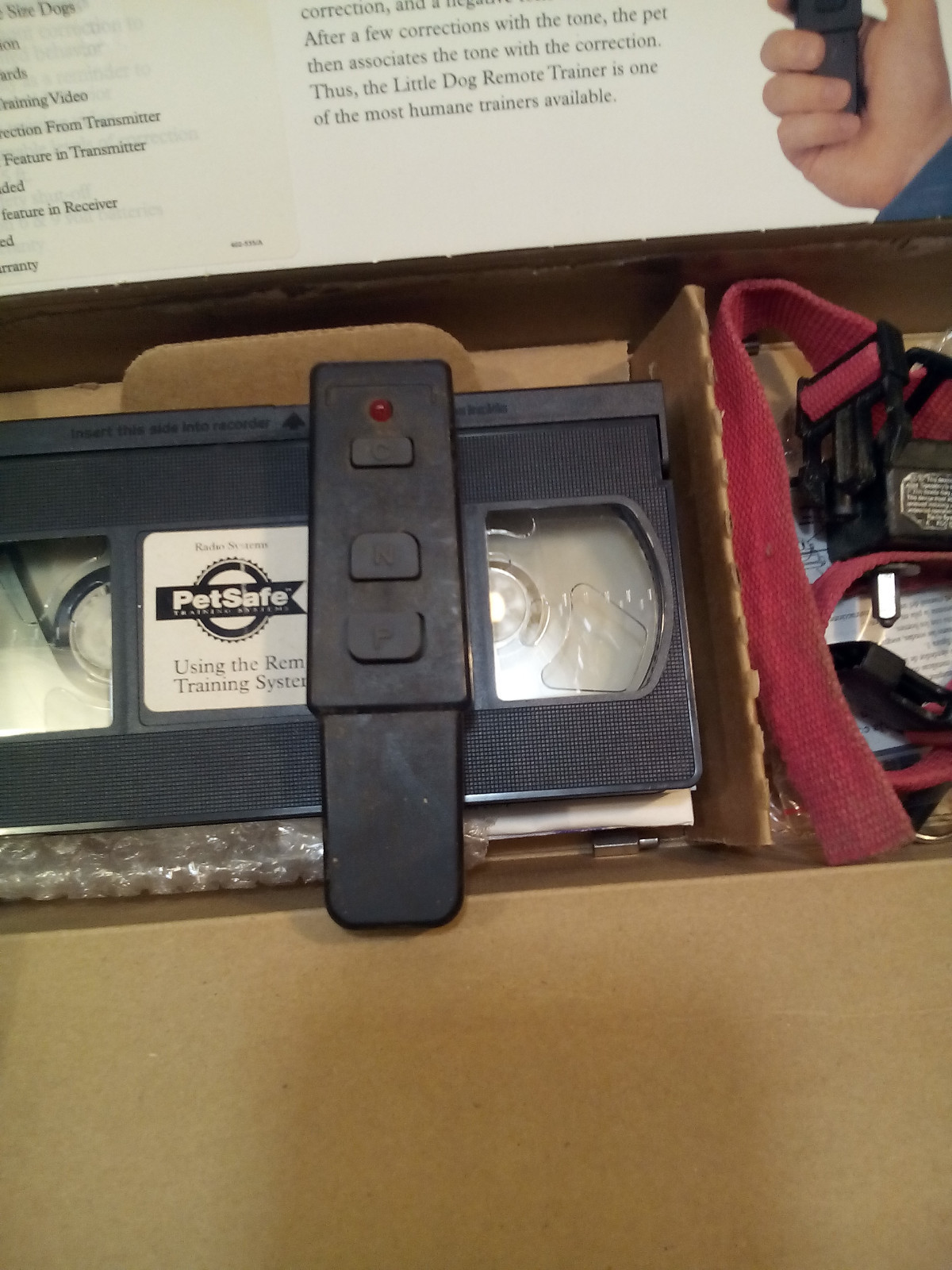 PETSAFE SMALL DOG REMOTE TRAINER,MODEL# PLDT-300